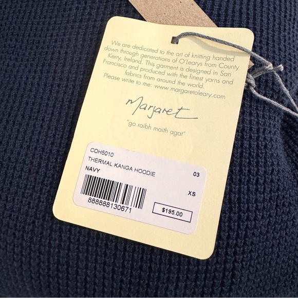 Margaret O’Leary Thermal Kanga Hoodie Navy Sz XS - Picture 4 of 10